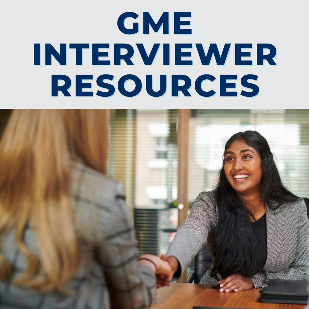 GME Interviewer Resources Banner